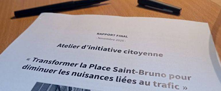 Image de l'actualité Publication du rapport final de l'atelier d'inititiative citoyenne Saint Bruno