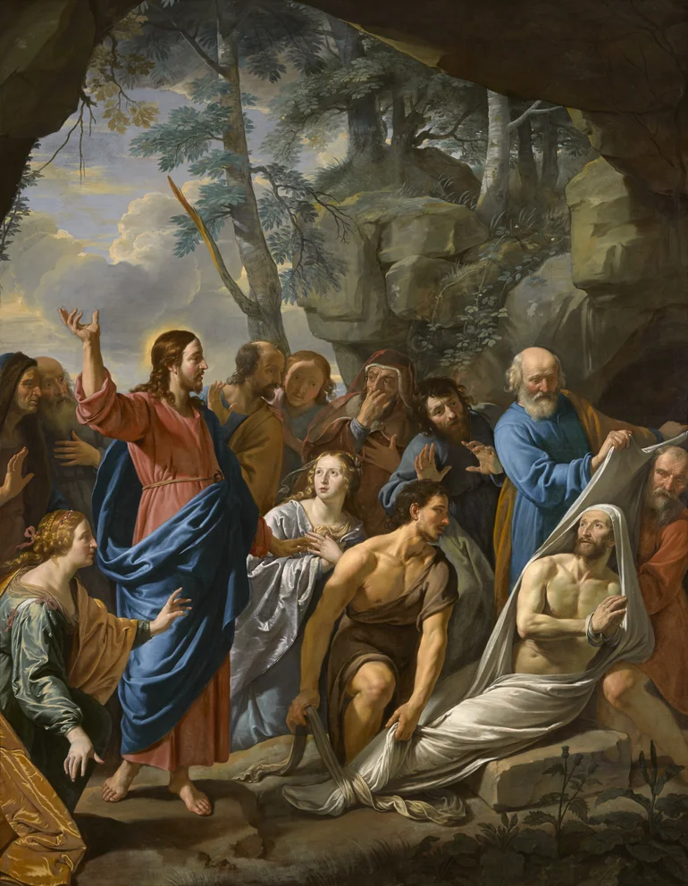 Résurrection de Lazare Oeuvre de Philippe de Champaigne Huile sur toile