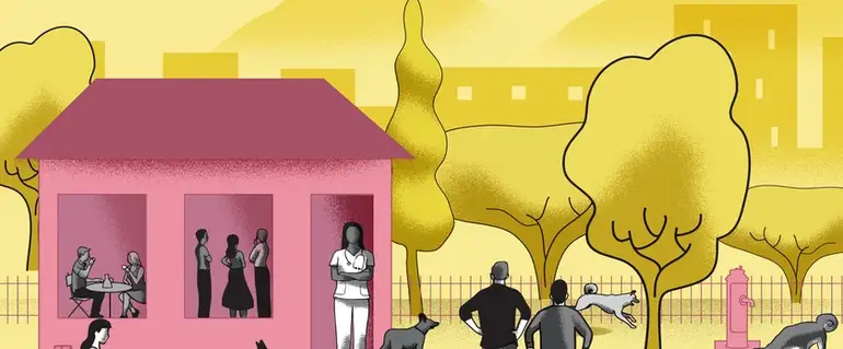 Illustration de : Un lieu pour les personnes précaires et leurs chiens