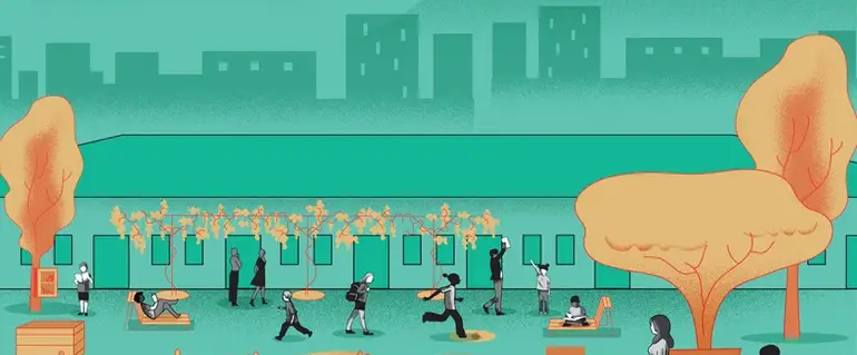 Illustration de : Bien-être pour nos enfants : Recrée ta cour