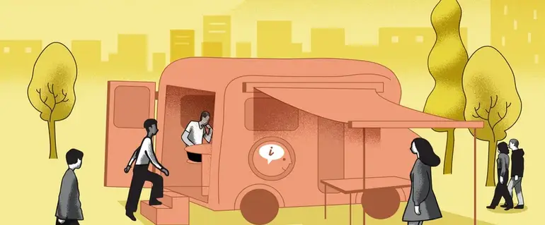 Illustration de : La caravane santé mentale solidaire